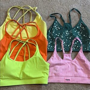 5 VS& Pink Sports Bra Bundle